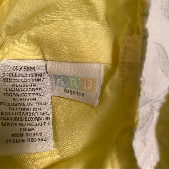 🔥CLEARANCE🔥 Baby Turtle Baseball Cap - Yellow & Green - 3/9 Mths - Cute 🐢 🥰 - Picture 5 of 7